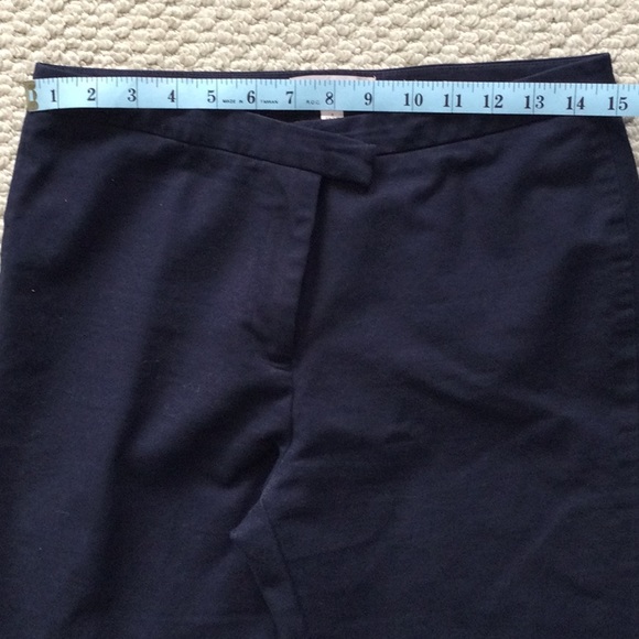 Nanette Lepore navy ankle pants. - Picture 4 of 9